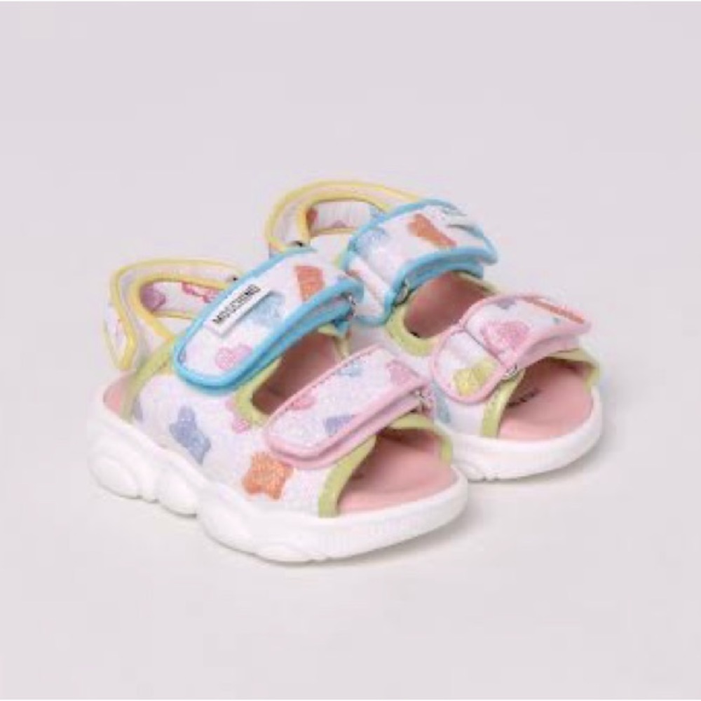 Moschino Kids Multicolor Teddy Sandals